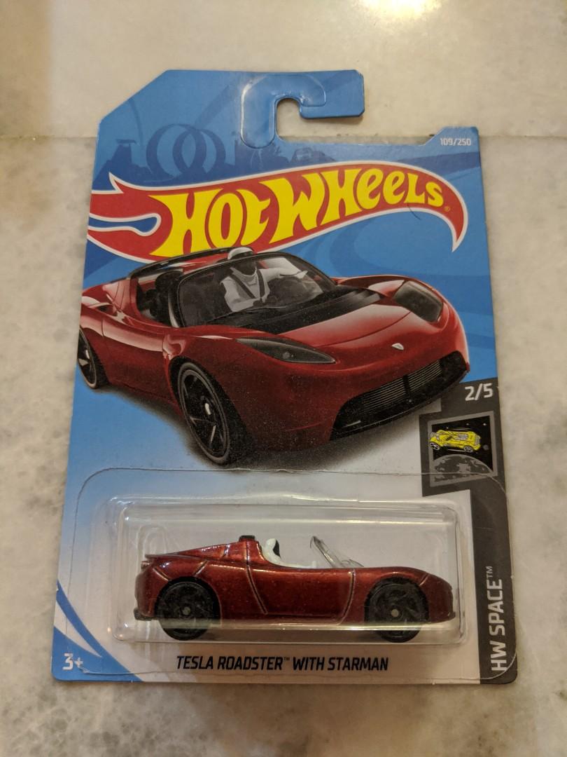 Tesla roadster hot wheels hotsell starman