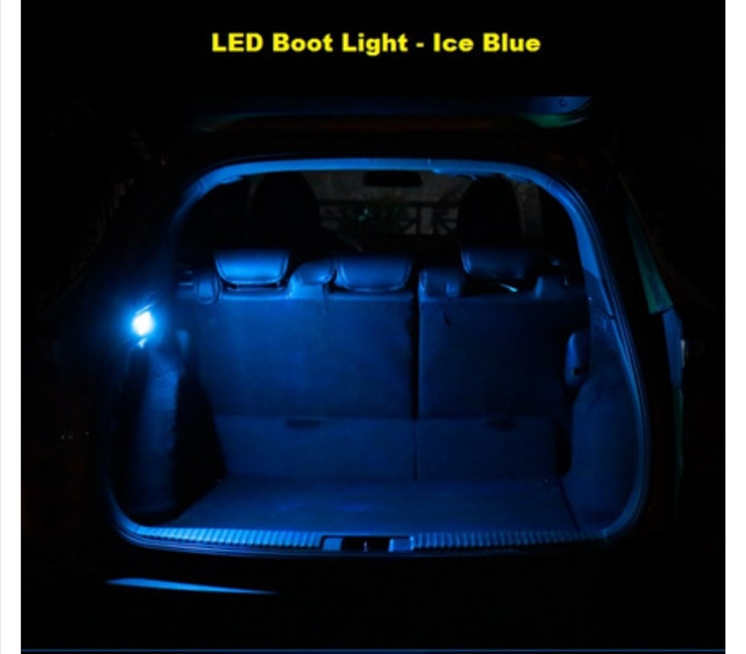 Ice blue LED car boot light for Handa vezel and hrv, Car Accessories