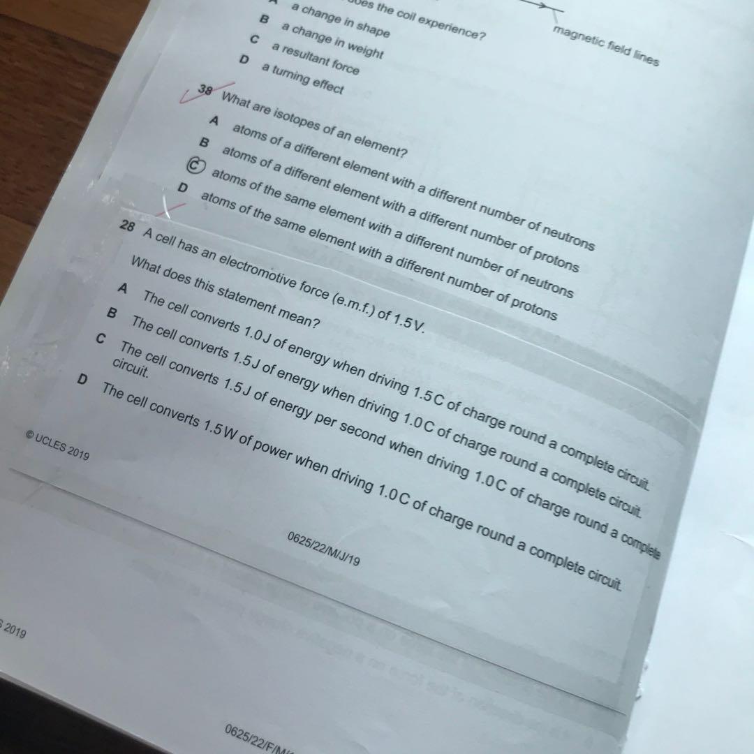 Cie Physics Past Papers