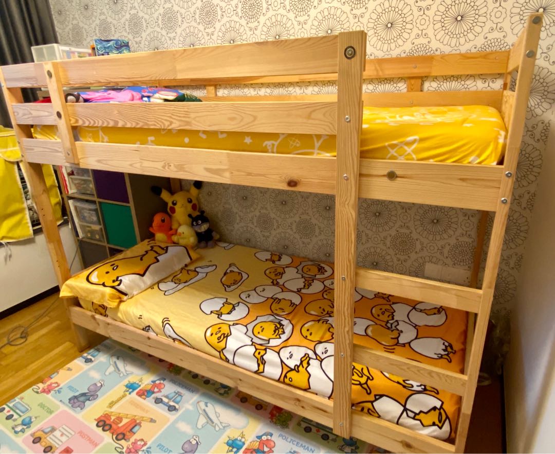IKEA Double Deck Bed MYDAL, Furniture & Home Living, Furniture, Bed