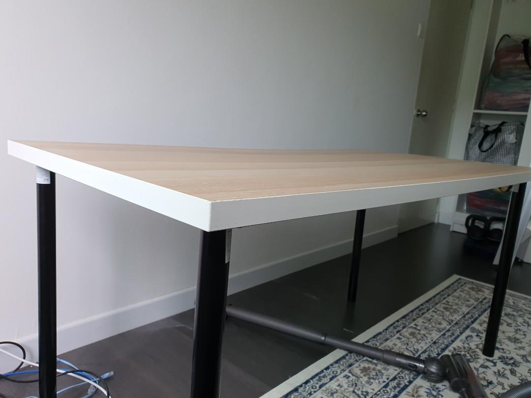 Ikea Linnmon Table Desk 150x75. Table top only, no legs., Furniture