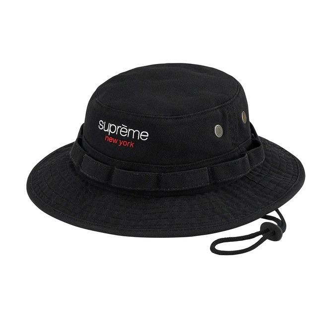 In Stock Supreme Contrast Boonie Cap Black SS20 Men s