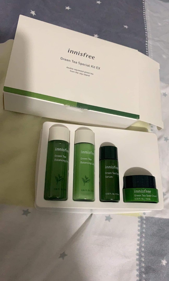 innisfree green tea cleansing kit