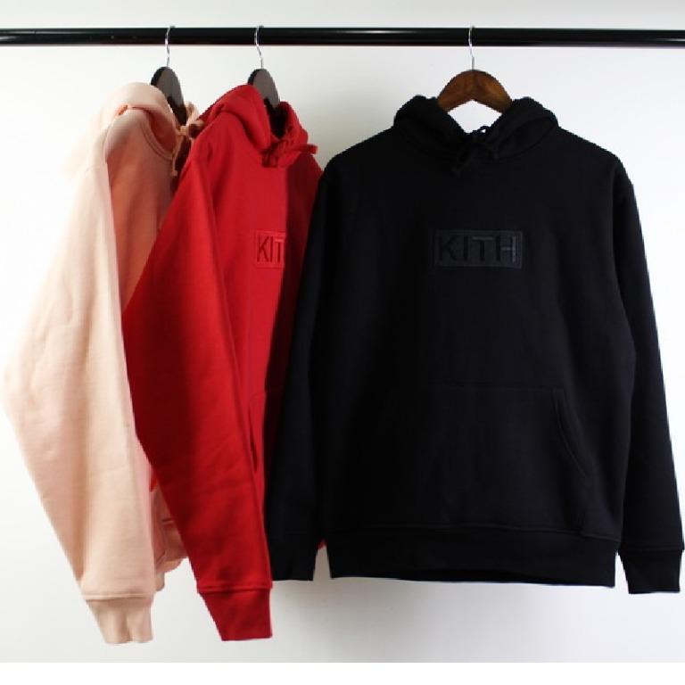 kith calux waffle hoodie