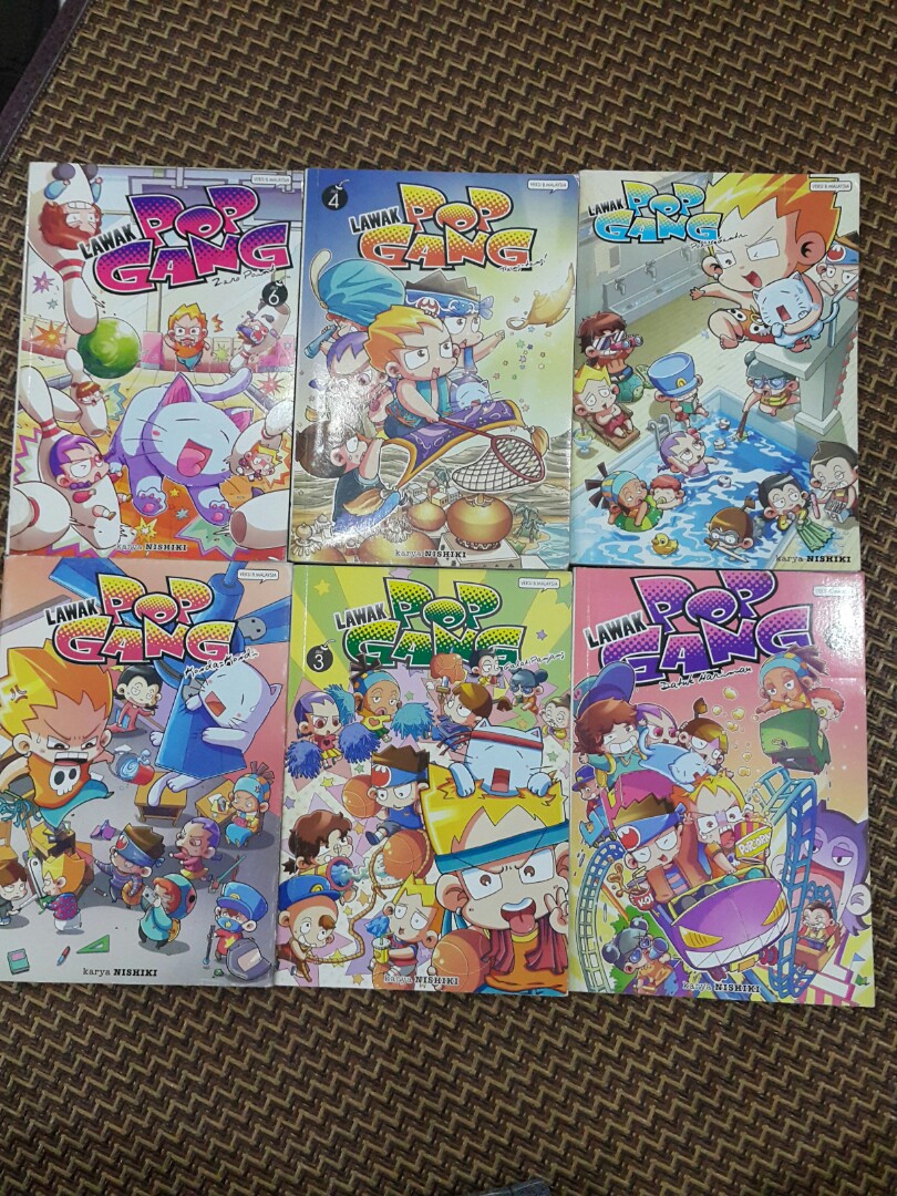 Komik Lawak Pop Gang Books Stationery Comics Manga On Carousell
