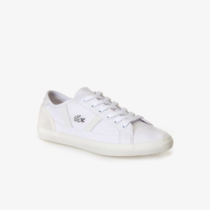lacoste canvas sneakers