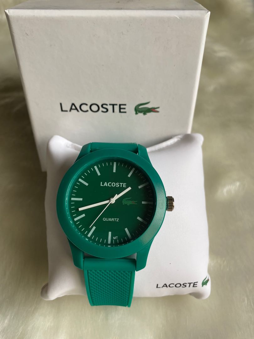 lacoste watch original vs fake