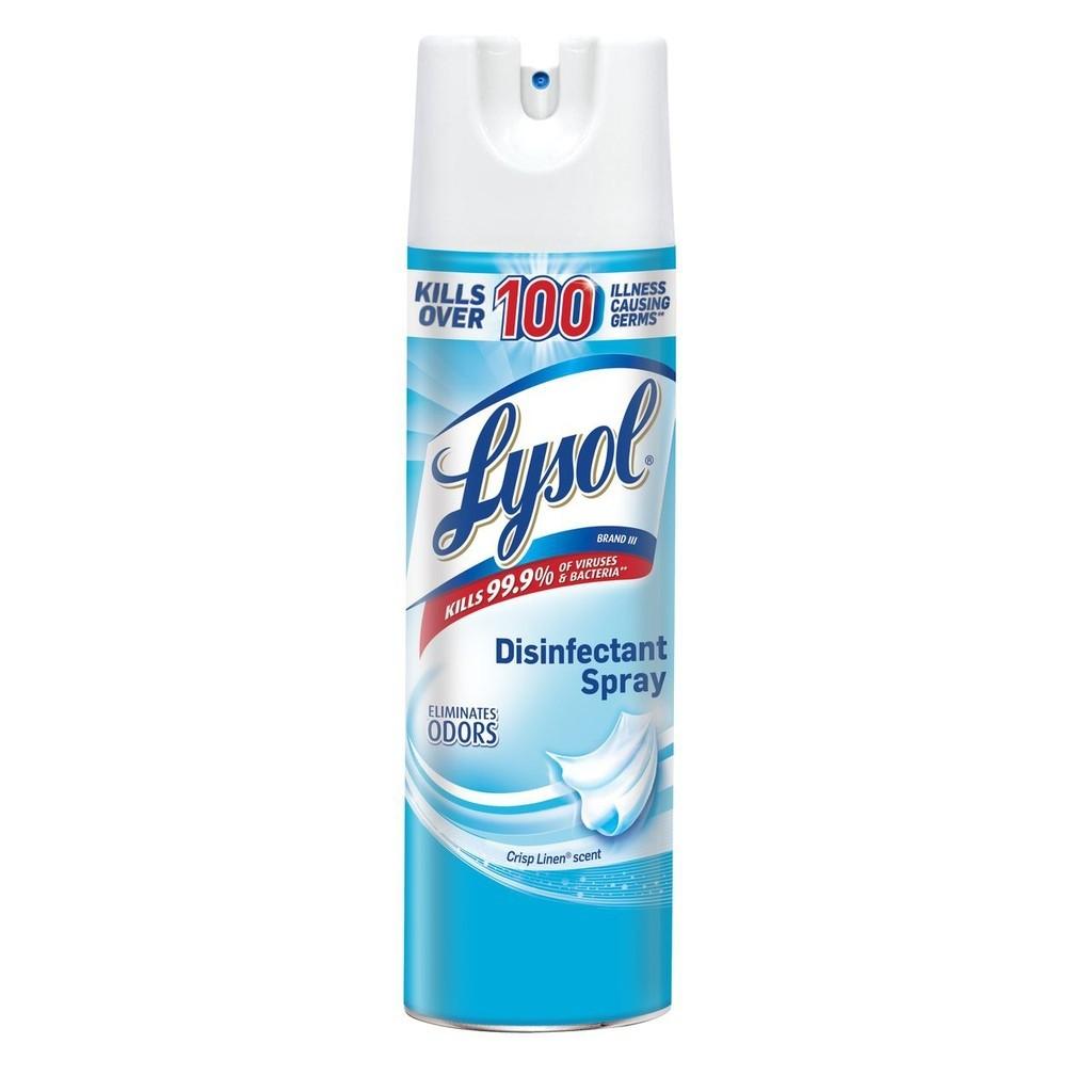 Lysol Disinfectant Spray 340 grams Crisp Linen, TV & Home Appliances