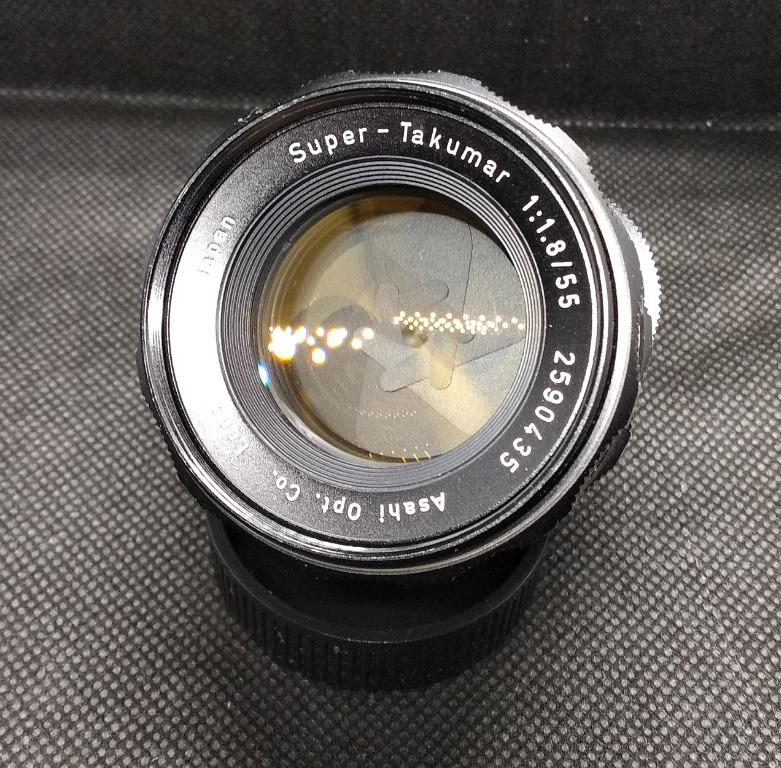 カメラ レンズ(単焦点) M42 人像/寫實鏡頭] Pentax Super Takumar (超級大姑媽) 55mm/F1.8 大 