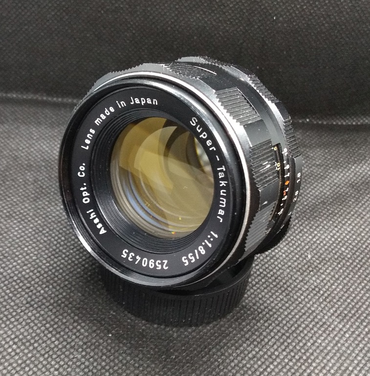 カメラ レンズ(単焦点) M42 人像/寫實鏡頭] Pentax Super Takumar (超級大姑媽) 55mm/F1.8 大 