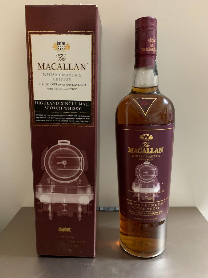 Macallan Whisky Maker S Edition Food Drinks Beverages On Carousell