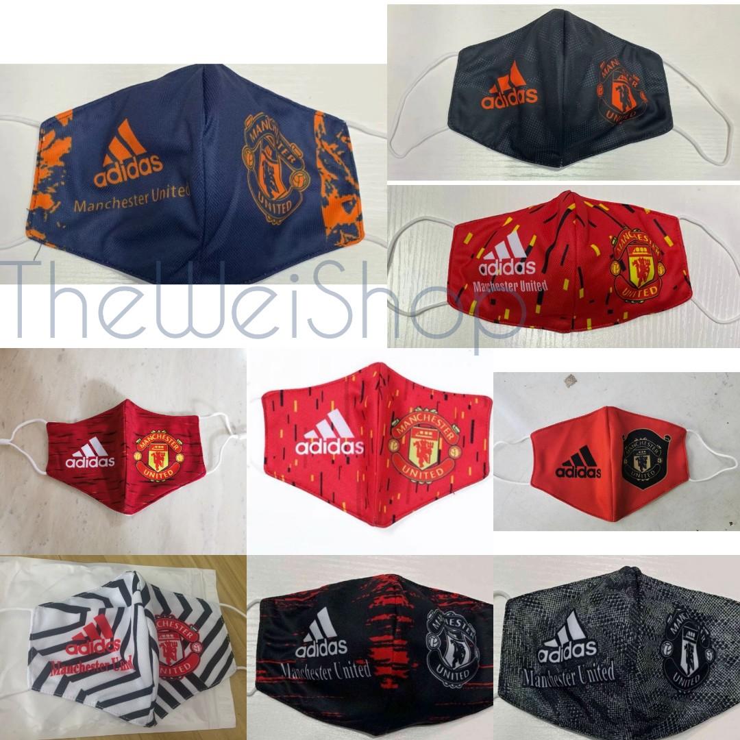 Manchester United Soccer Jersey Face Mask Sports Sports Games Equipment On Carousell