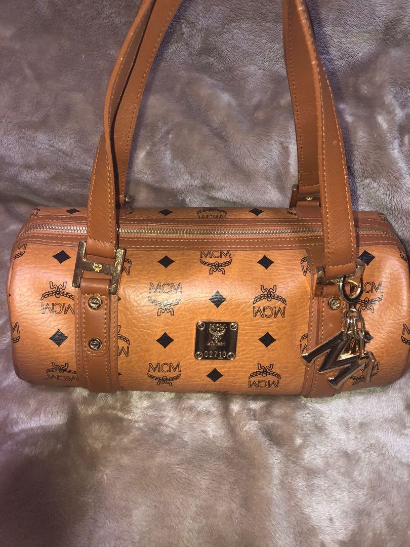 MCM papillon black, Luxury, Bags & Wallets on Carousell