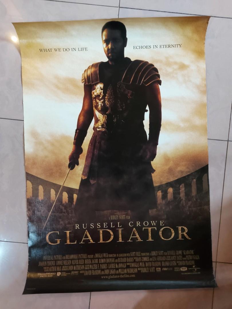 Movie Poster (Category: Vintage Collectibles) located in Manila. Submitted by goldieheart (Listing ID 1020394681, Image 1). Description: Gladiator Movie Poster Collection. On hand since year 2000. Imported from Thailand. Very nice when framed..