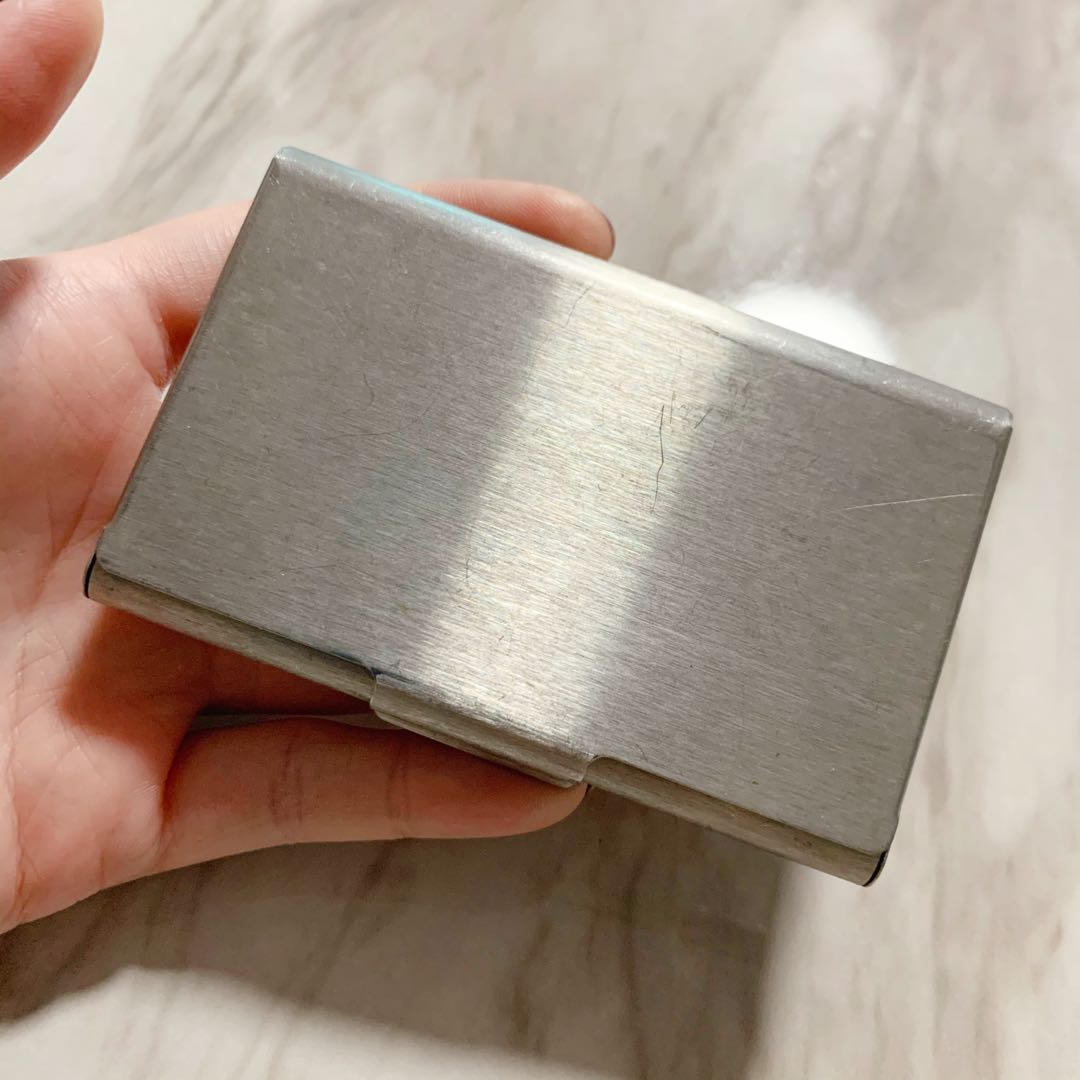 Muji Name Card Holder, Hobbies & Toys, Stationery & Craft, Stationery