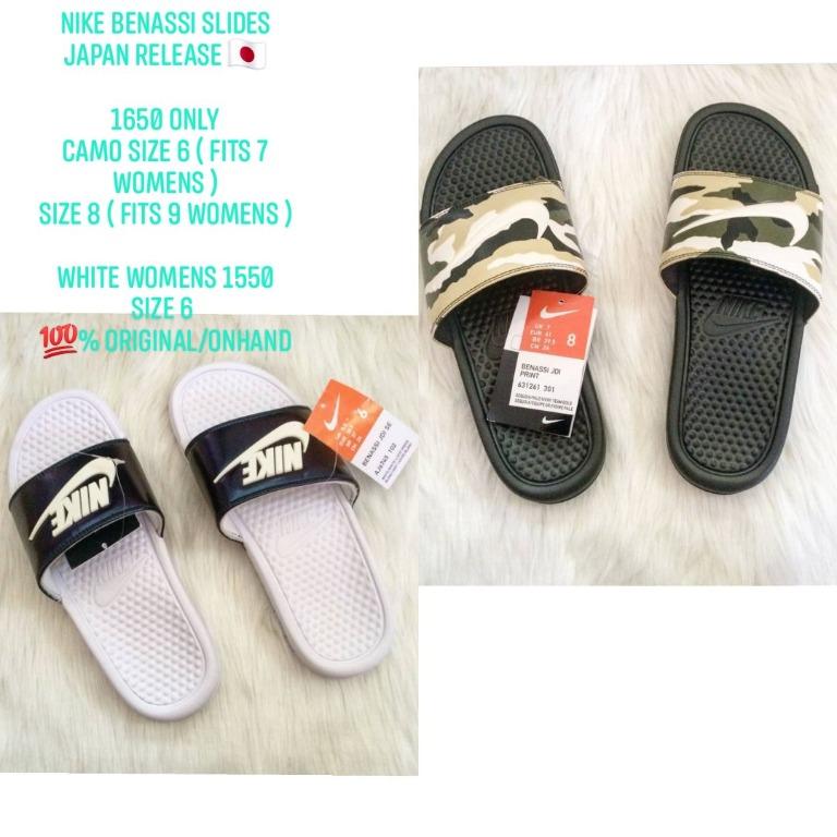 nike women's slide sandals size 8