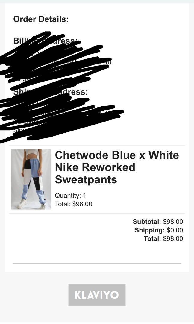 Nike reworked hotsell sweatpants