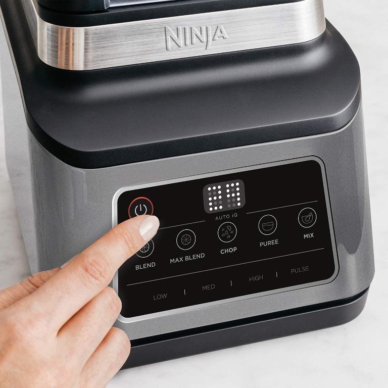 Ninja 3in1 Food Processor with AutoiQ (BN800UK) 1200W, 1.8L Bowl, 2