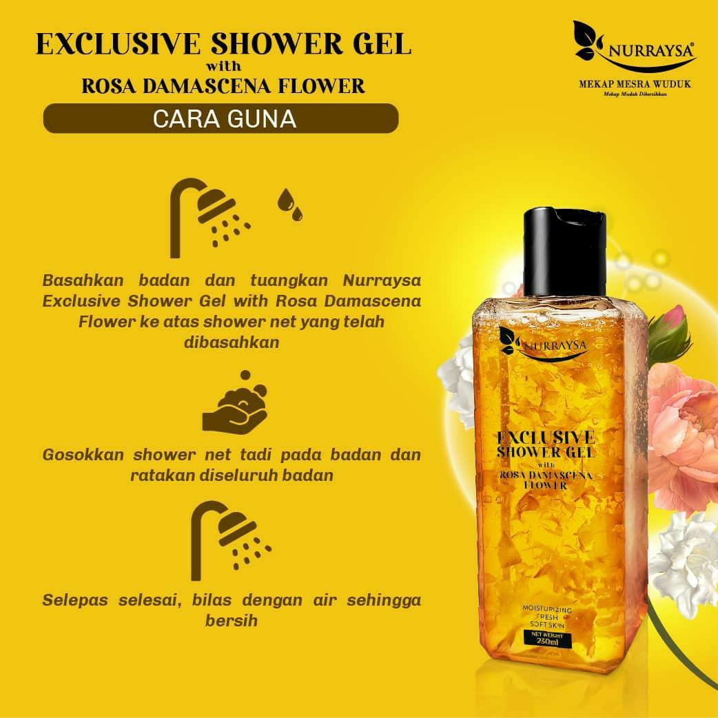 Nurraysa exclusive shower gel, Beauty & Personal Care, Bath & Body
