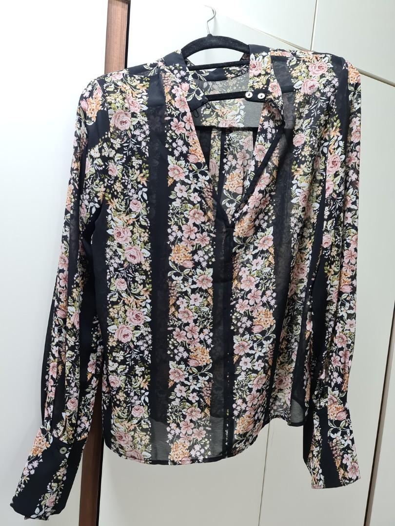 floral blouse forever 21
