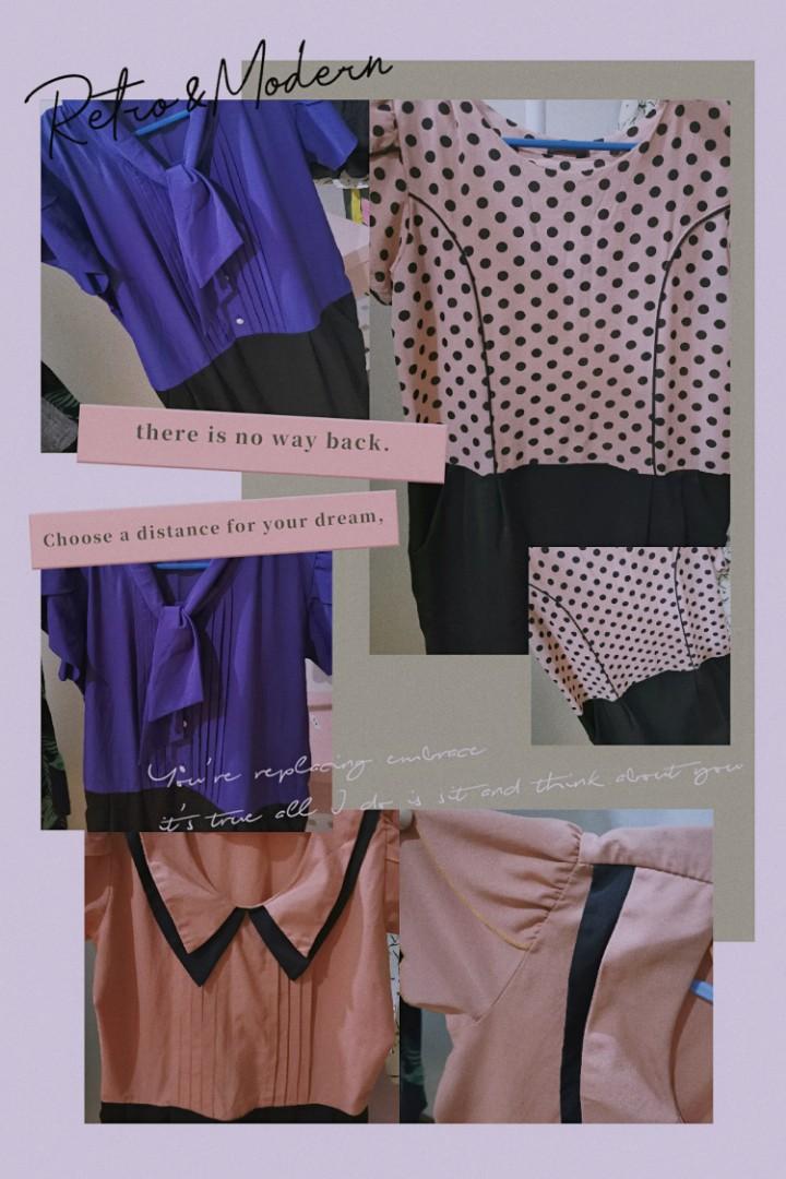3 Pcs Ol Dress Workwear Formal Outfit Women S Fashion Clothes Dresses On Carousell