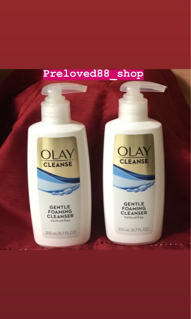 olay cleanse gentle foaming cleanser