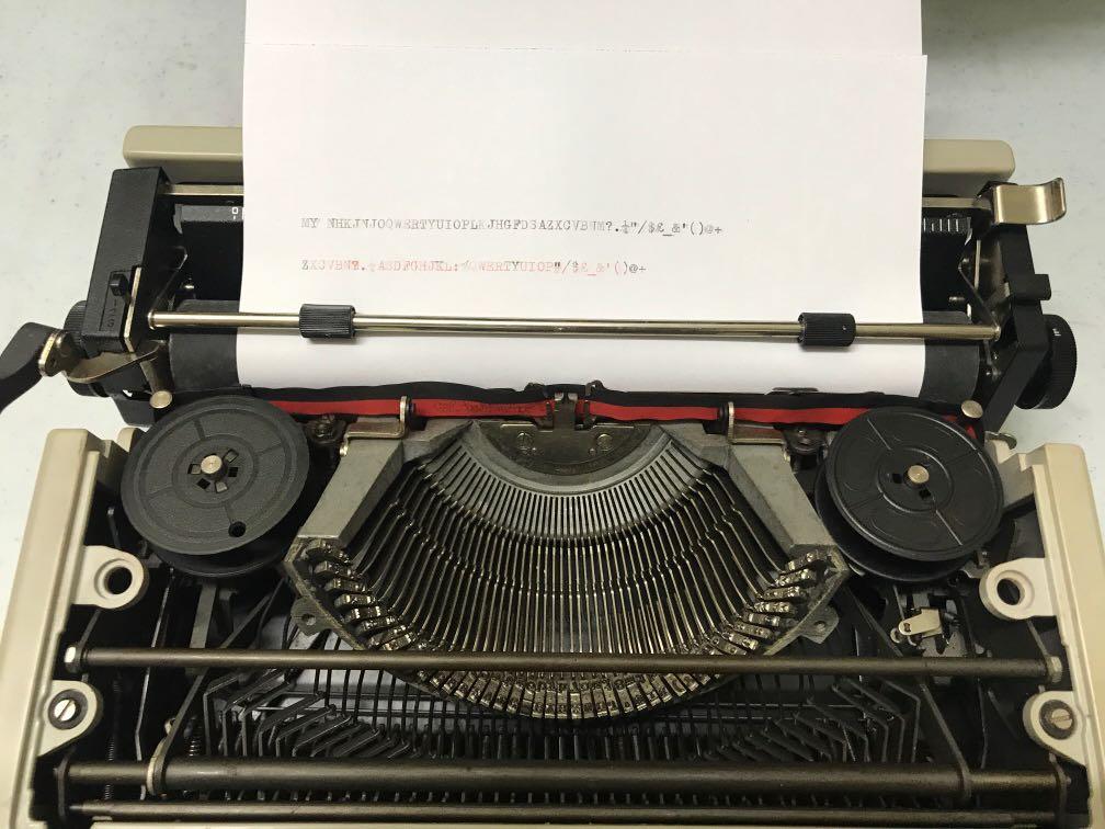 Olivetti lettera 31 typewriter, Furniture & Home Living, Home ...
