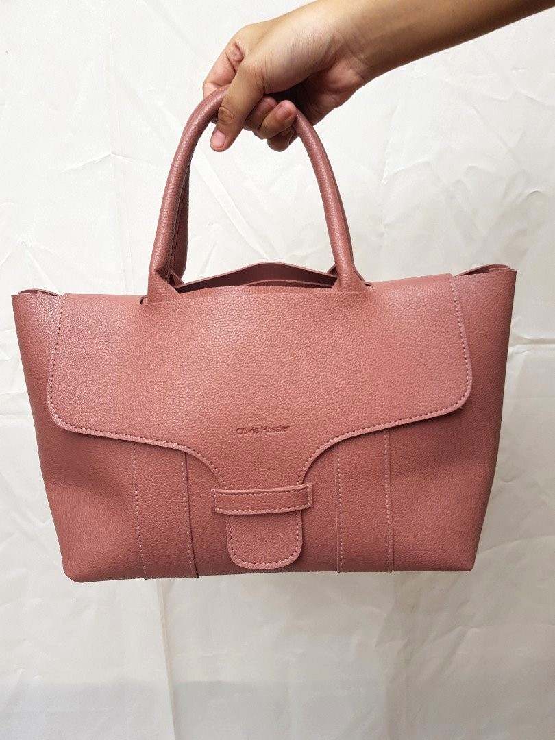 Olivia Hassler Old Rose handbag