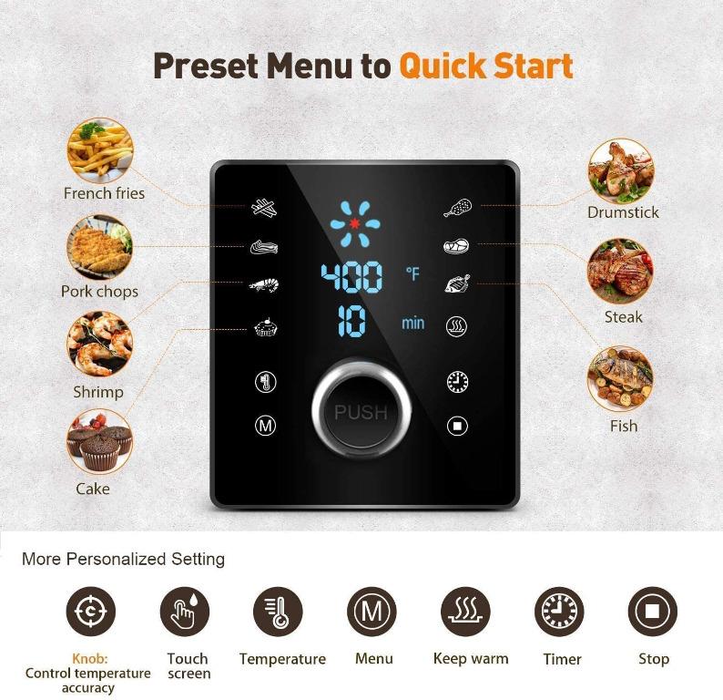Omorc top air fryer
