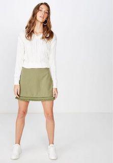 Original Cotton On tassel mini skirt