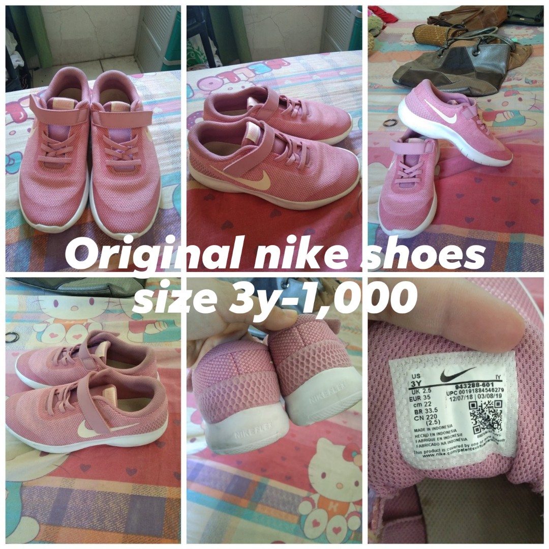 nike shoes size 3y