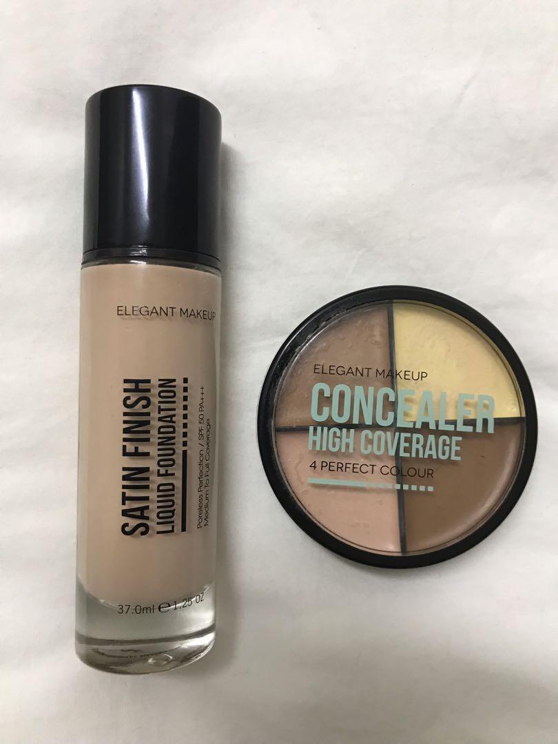 Original Sendayu Tinggi St Satin Finish Liquid Foundation And Concealer Colour Corrector Health Beauty Makeup On Carousell