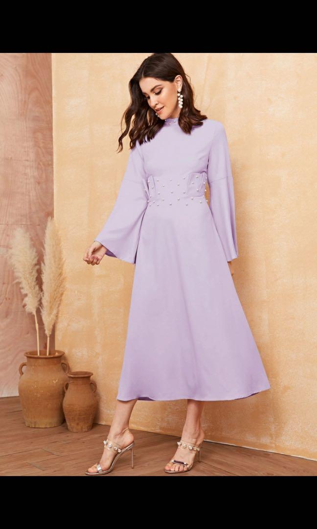Pastel violet outlet dress