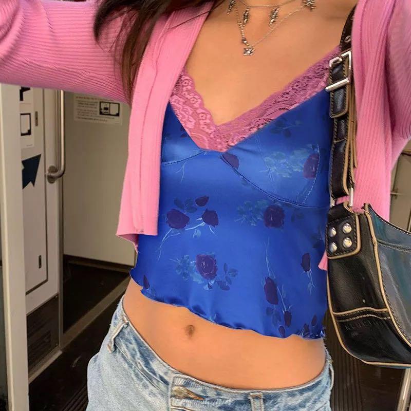 Motel yenika crop top lilac rose Clearance