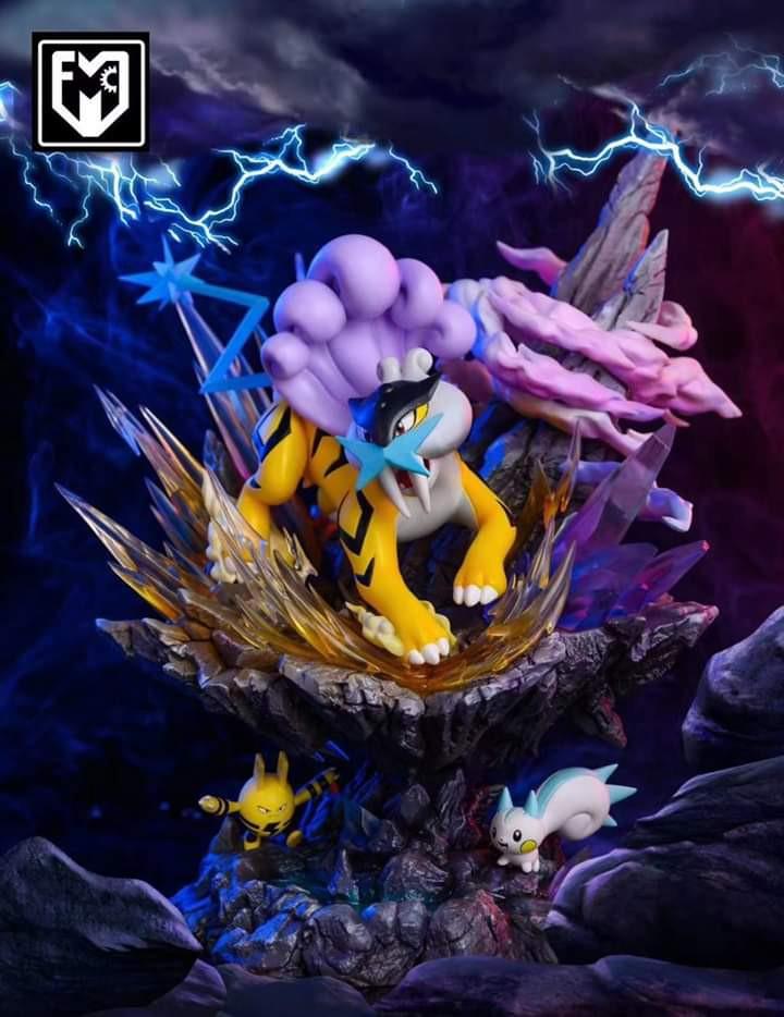 [PO] MFC STUDIO Pokemon Statue Raikou, Hobbies & Toys, Toys & Games on Carousell