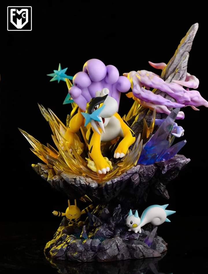 [PO] MFC STUDIO Pokemon Statue Raikou, Toys & Games, Bricks & Figurines