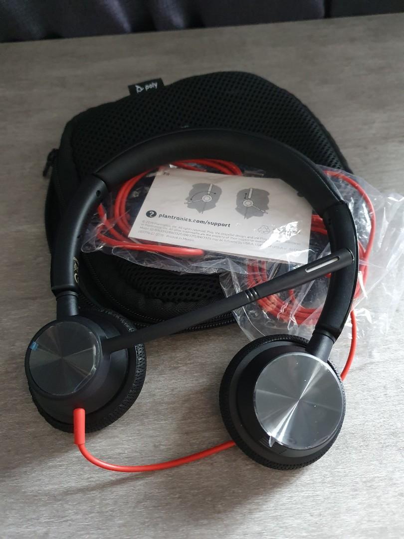Poly Blackwire 3325 USB-A Headset, Audio, Headphones  Headsets on Carousell