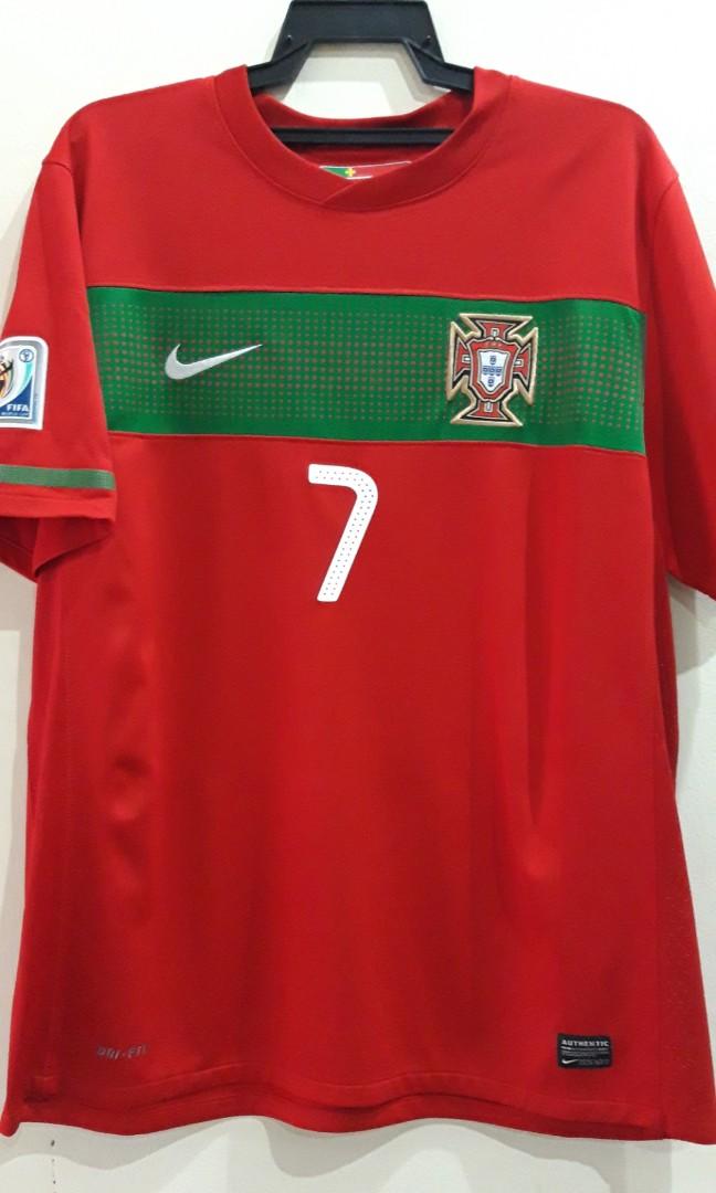 Portugal Wc2010 Ronaldo 7 Jersey World Cup Sports Athletic Sports Clothing On Carousell
