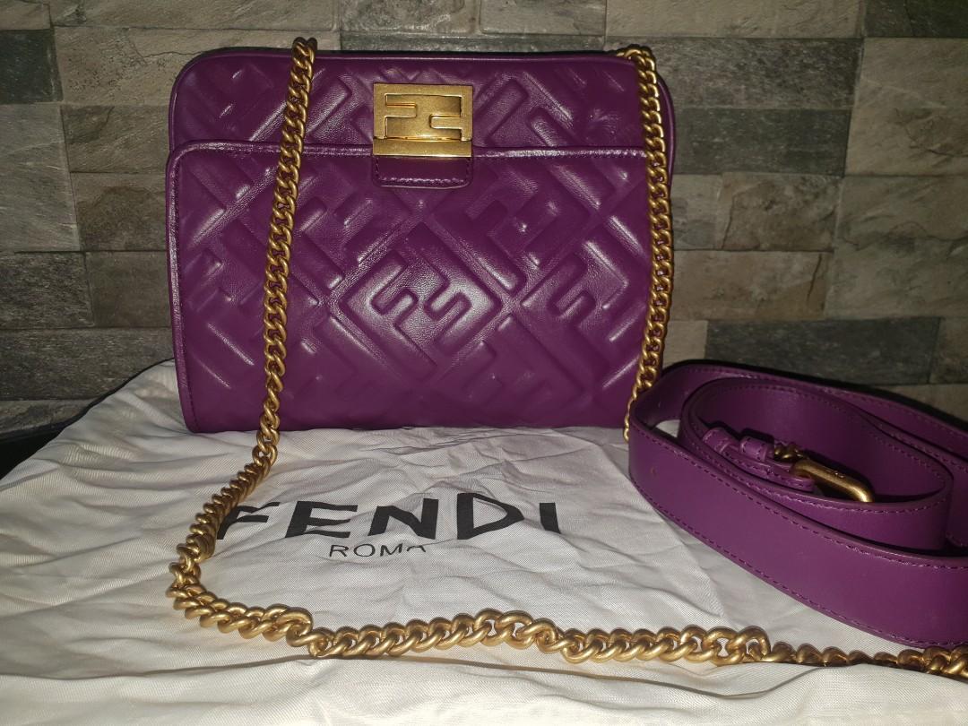 Preloved Fendi Belt bag (Category: Luxury Bags & Wallets) located in Lipa City. Submitted by kumares_closet (Listing ID 1020456171, Image 1). Description: very nice Fendi Belt Bag dual zipper, one is not working with code gold hardware .