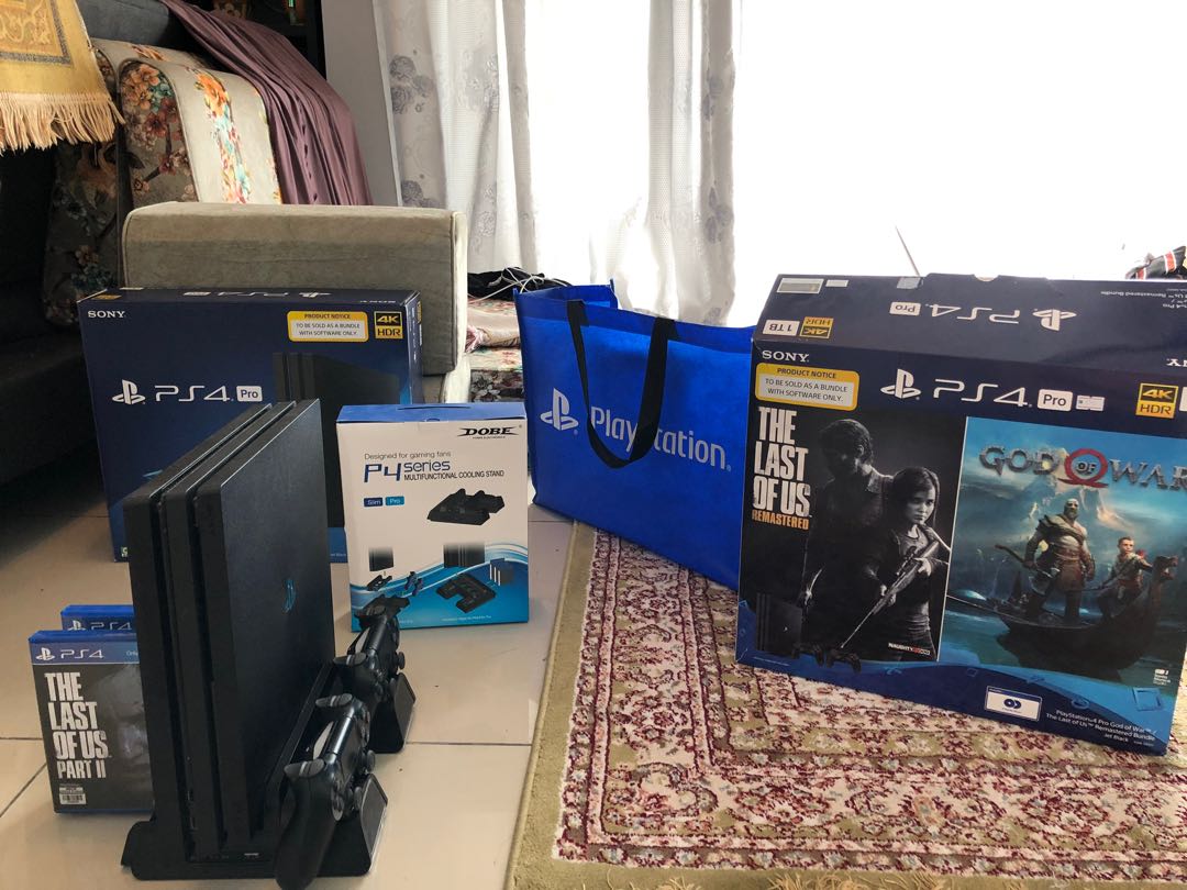 Ps4 Pro 1tb Tlou Series Bundle Video Gaming Video Game Consoles On Carousell