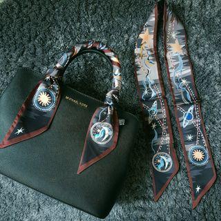 Affordable twilly bag handle scarf For Sale, Luxury