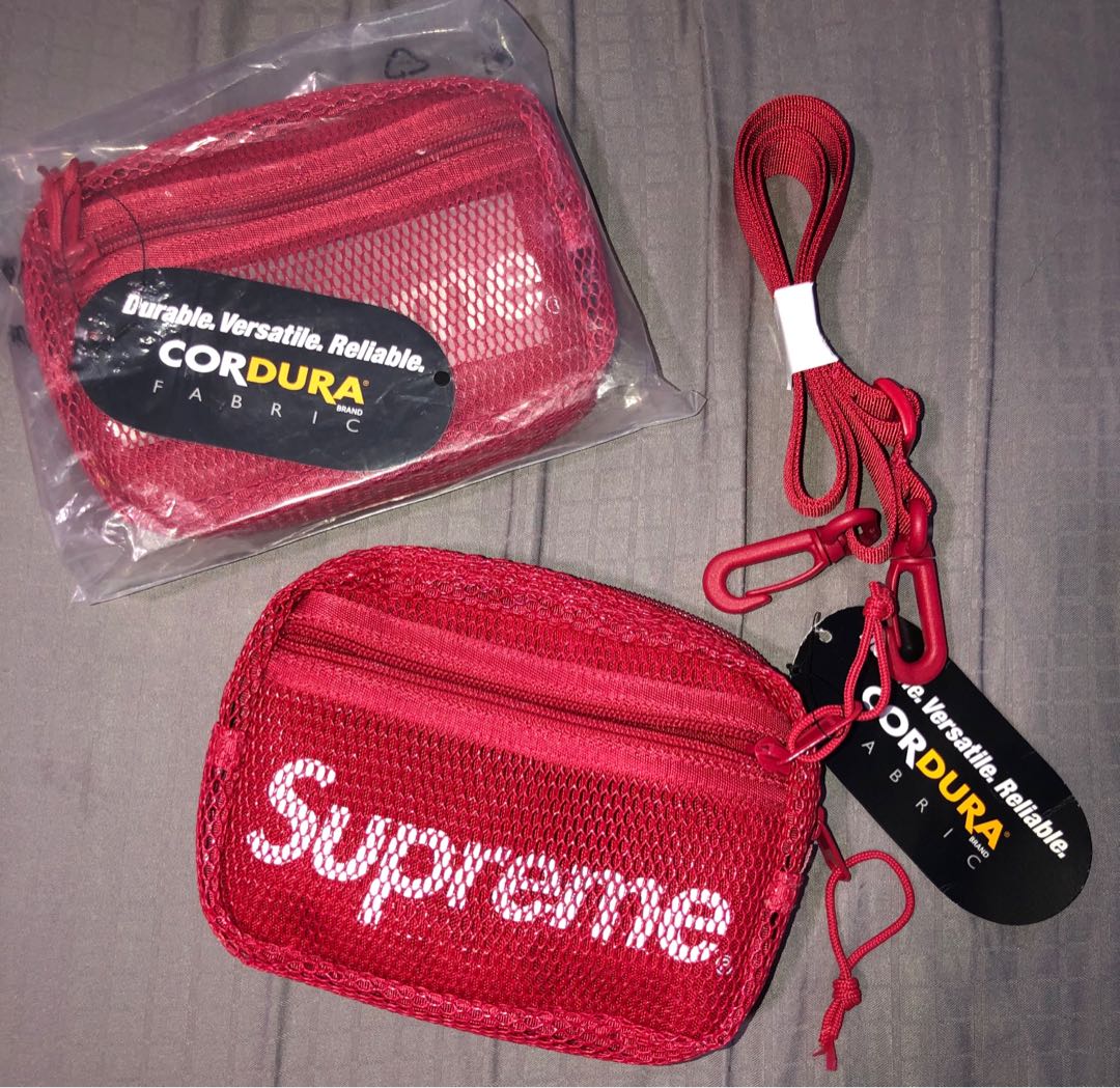 (Left x1) Red Supreme SS20 Sling Bag, Men's Fashion, Bags & Wallets, Sling Bags on Carousell