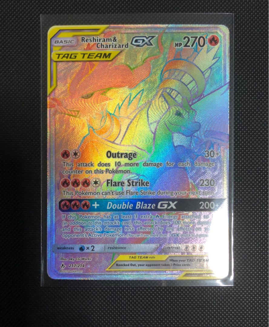 Reshiram & Charizard GX Hyper Rare, Hobbies & Toys, Memorabilia &  Collectibles, Vintage Collectibles on Carousell