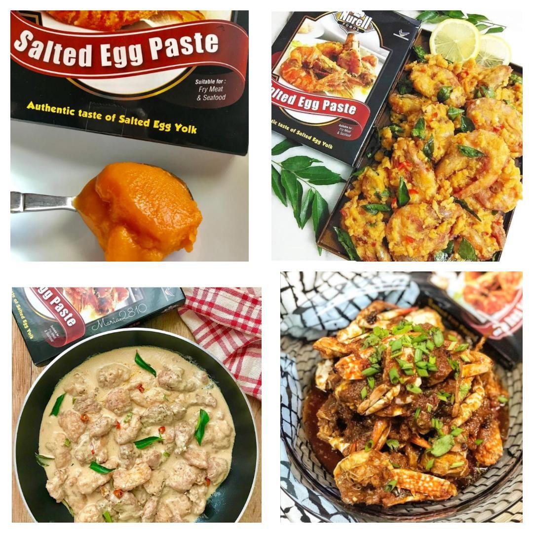 Nurell Salted Egg Paste Food Drinks Instant Food On Carousell