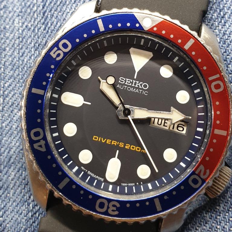Seiko SKX175 7S26 0029 Automatic Men s Watch Women s Fashion