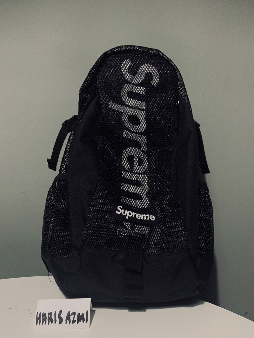 supreme mesh backpack