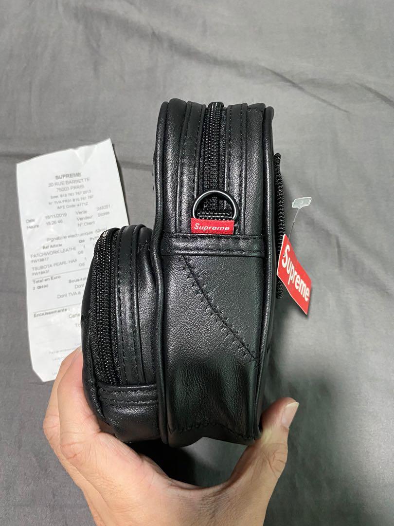 Supreme Patchwork Leather Backpack Black