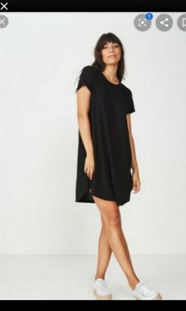 army green t shirt dress