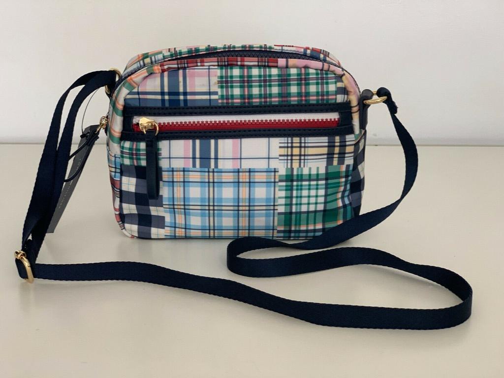tommy hilfiger plaid purse