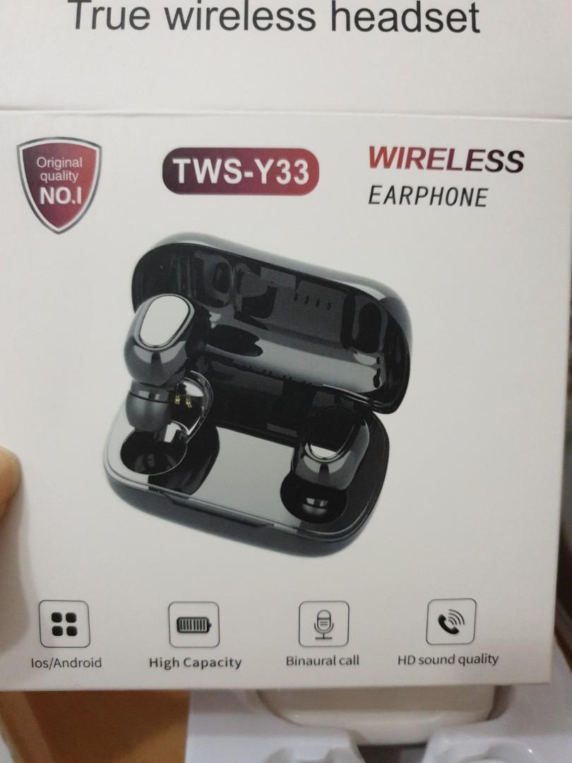 TWS Y33 wireless earphone brand new Audio Earphones on Carousell